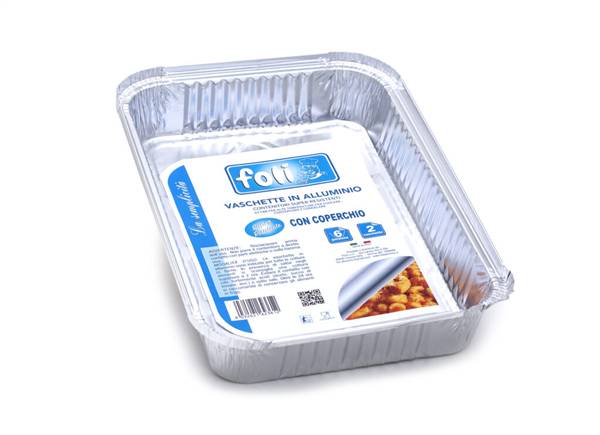FOLI PACK CONT ALLUMINIO C/C 6PORZ 2PZ 