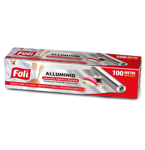 FOLI' ROLL ROTOLO ALLUMINIO 100MT 