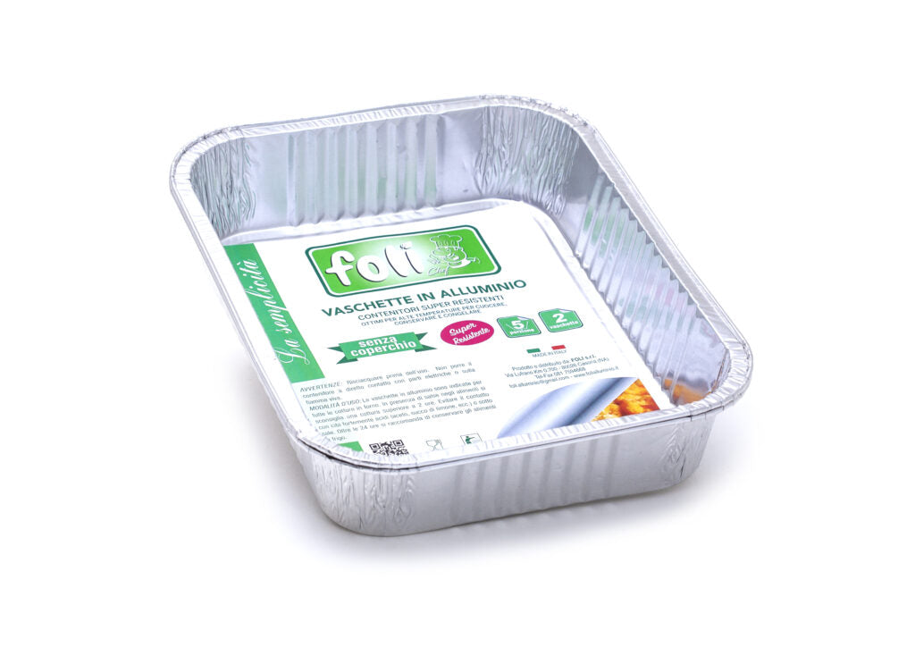 FOLI' PACK CONT ALLUMINIO S/C 5PORZ 2PZ