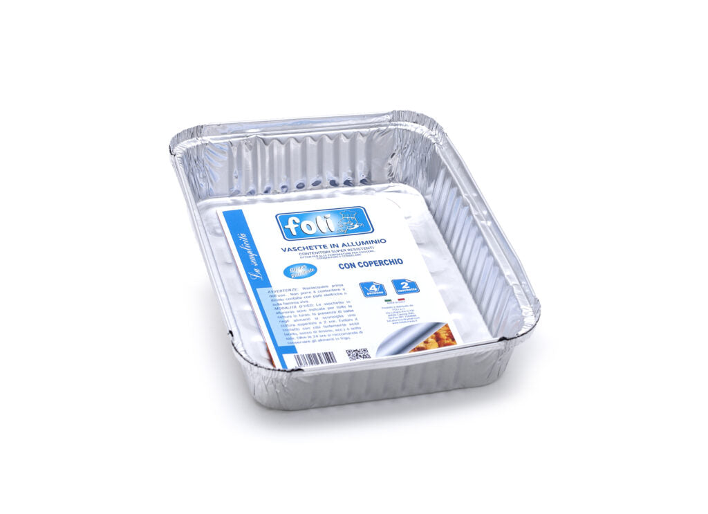 FOLI' PACK CONT ALLUMINIO C/C 5PORZ 2PZ