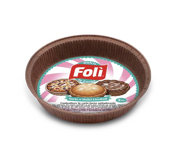 FOLI CONTENITORE CARTA FORNO 2PZ TORTA E DOLCI LIEVITATI