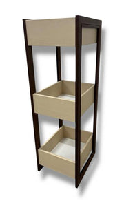 CREAZIONI MOBILETTO 3 RIPIANI NOCE 27X31X86CM