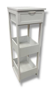 CREAZIONI MOBILETTO 2+CASSETTO BIANCO 27X31X86CM