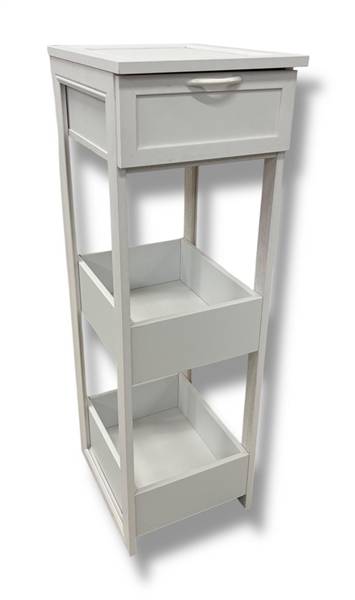 CREAZIONI MOBILETTO 2+CASSETTO BIANCO 27X31X86CM