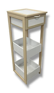 CREAZIONI MOBILETTO 2+CASSETTO PANNA 27X31X86CM