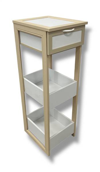 CREAZIONI MOBILETTO 2+CASSETTO PANNA 27X31X86CM