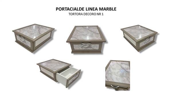 CREAZIONI PORTACIALDE MARMO CAFFE TORTO 