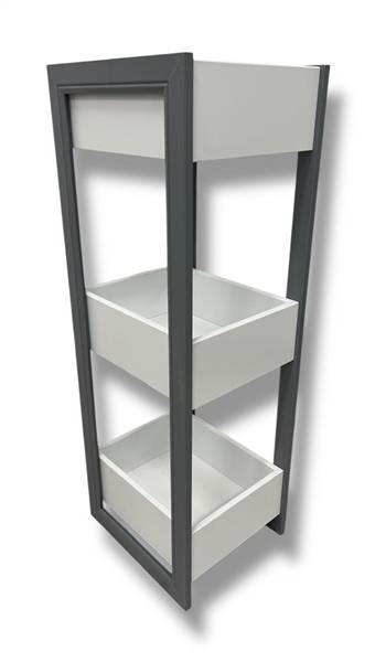 CREAZIONI MOBILETTO 3 RIPIANI GRIGIO 27X31X86