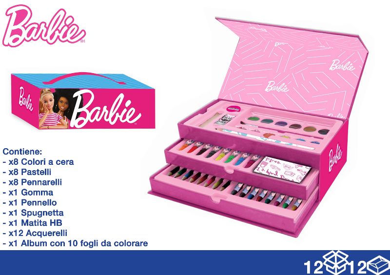 EOL VALIGETTA COLOR 41PZ BARBIE 26X10X13