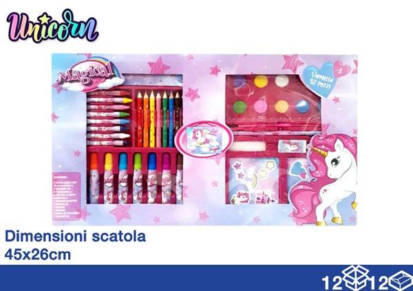 EOL VALIGE COLORI 52PZ 45X26X3 UNICORN 