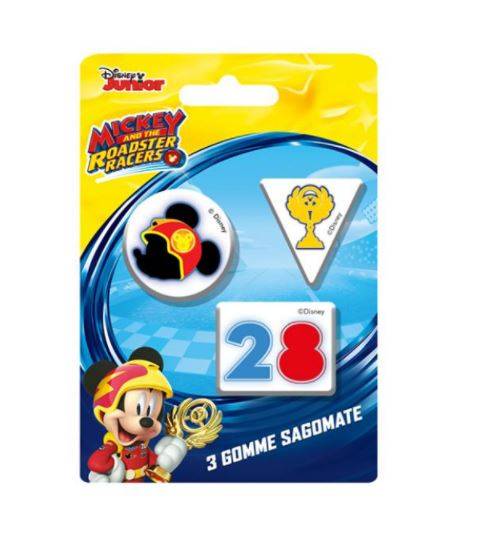 GOMME PER CANCELLARE 3PZ SAGOMATE 