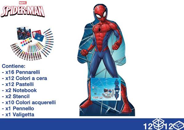 EOL VALIGE COLORI 56PZ SPIDERMAN 