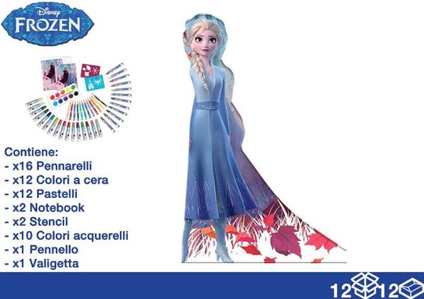 EOL VALIGE COLORI 56PZ FROZEN 