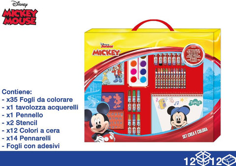 Eol Valige Colori 66pz Mickey