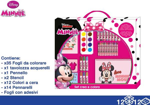 EOL VALIGE COLORI 66PZ MINNIE 