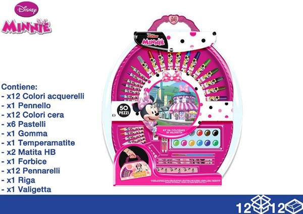 EOL VALIGE COLORI 50PZ 41X54 MINNIE 