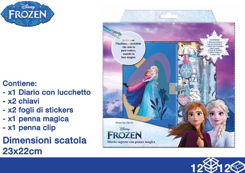 EOL VALIGETTE DIARIO+PENNE+STICK FROZEN