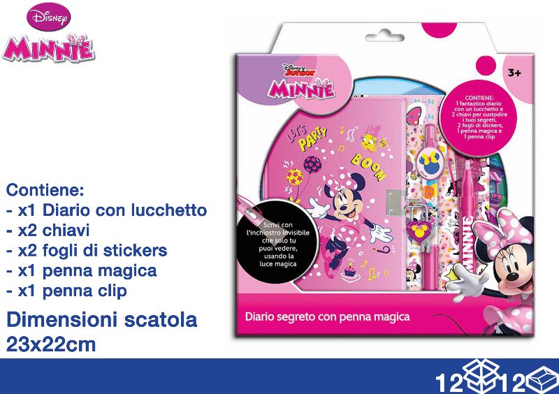 EOL VALIGETTE DIARIO+PENNE+STICK MINNIE