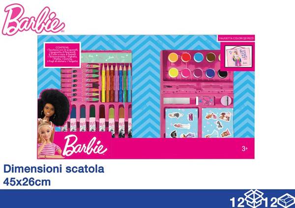 EOL VALIGE COLORI 52PZ 45X26X3 BARBIE 