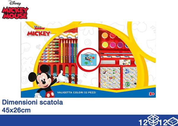 EOL VALIGE COLORI 52PZ 45X26X3 MICKEY 
