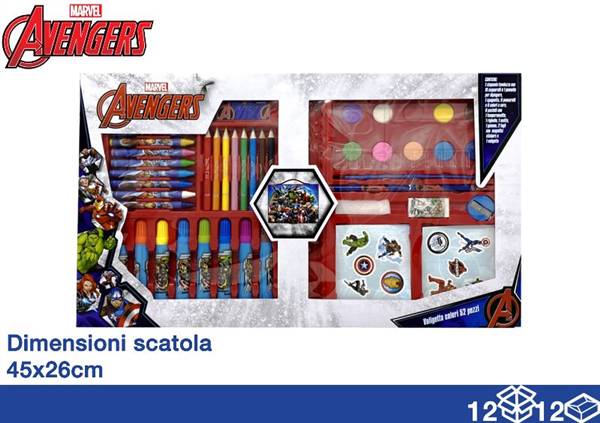 EOL VALIGE COLORI 52PZ 45X26X3 AVENGERS 