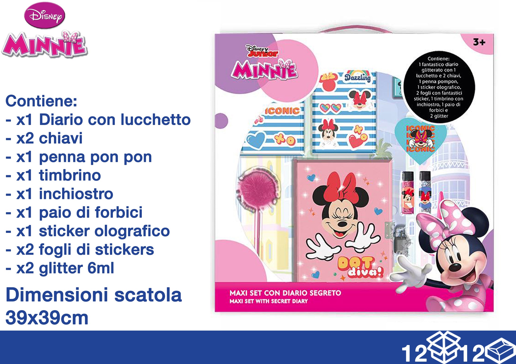 EOL SUPERKIT DIAR+PEN+STI+FOR MINNIE