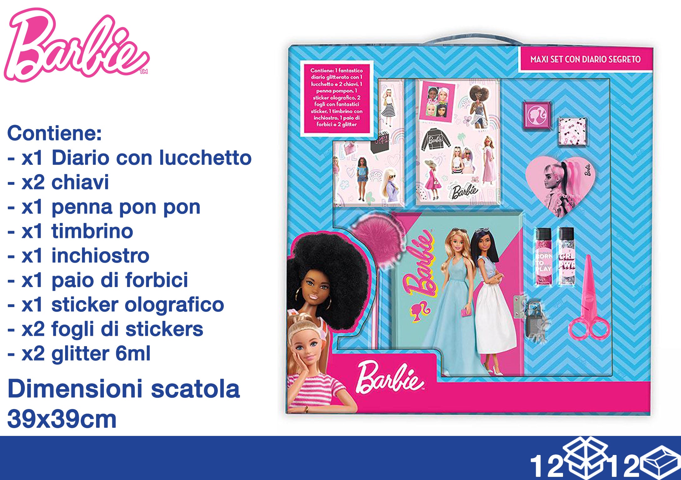 EOL SUPERKIT DIAR+PEN+STI+FOR BARBIE