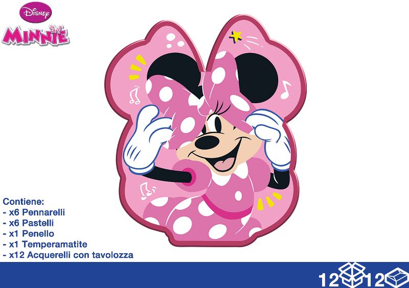 EOL VALIGETTA COLORI 26PZ MINNIE