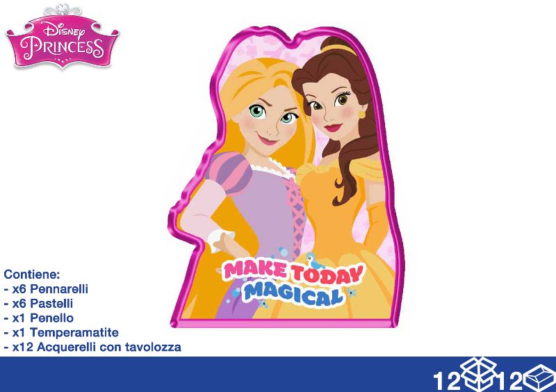 EOL VALIGETTA COLORI 26PZ PRINCESS