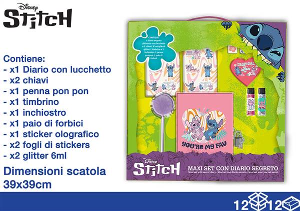 EOL SUPERKIT DIAR+PEN+STI+FOR STITCH 