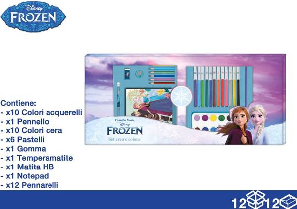 EOL VALIGE COLORI 43PZ 29X31 FROZEN 