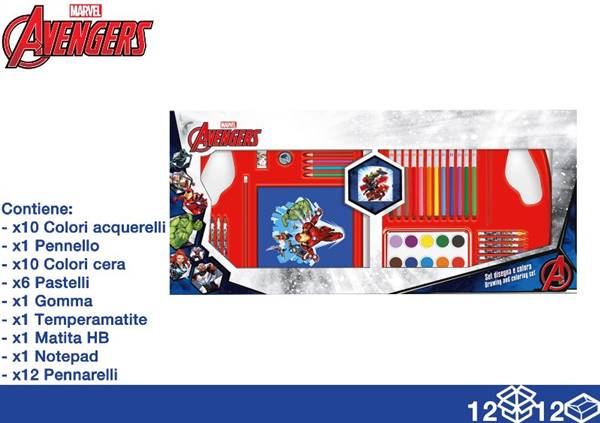 EOL VALIGE COLORI 43PZ 29X31 AVENGERS 