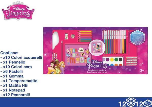 EOL VALIGE COLORI 43PZ 29X31 PRINCESS 