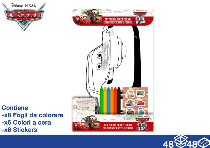 EOL ALBUM DA COLORARE+COLORI CARS