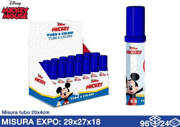 EOL PENNARELLI IN TUBO 6PZ MICKEY 