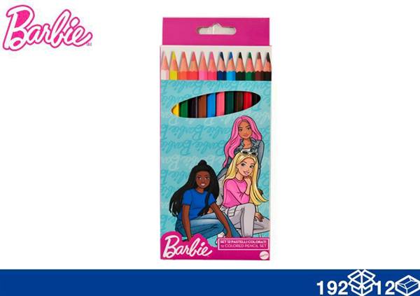 EOL COLORI A MATITA 12PZ BARBIE 