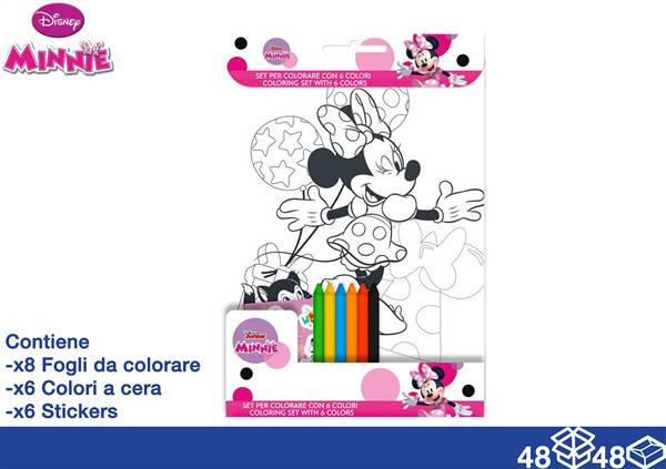 EOL ALBUM DA COLORARE+COLORI MINNIE 
