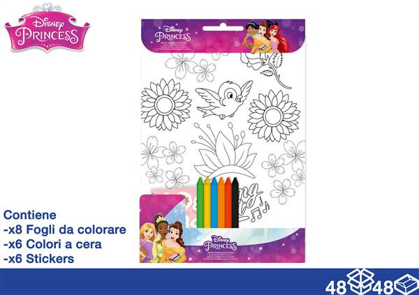 EOL ALBUM DA COLORARE+COLORI PRINCESS 