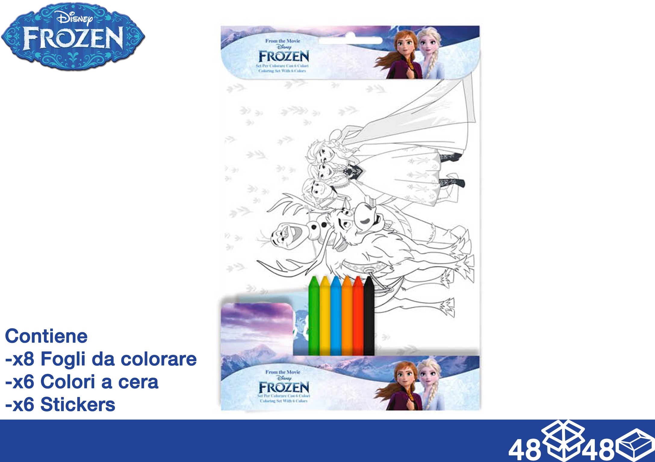 EOL ALBUM DA COLORARE+COLORI FROZEN