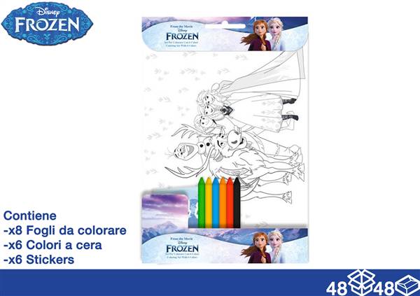 EOL ALBUM DA COLORARE+COLORI FROZEN 