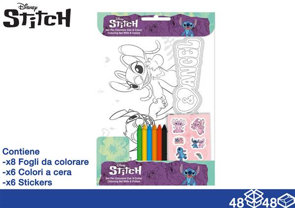 EOL ALBUM DA COL. + COLORI 20X29 STITCH 
