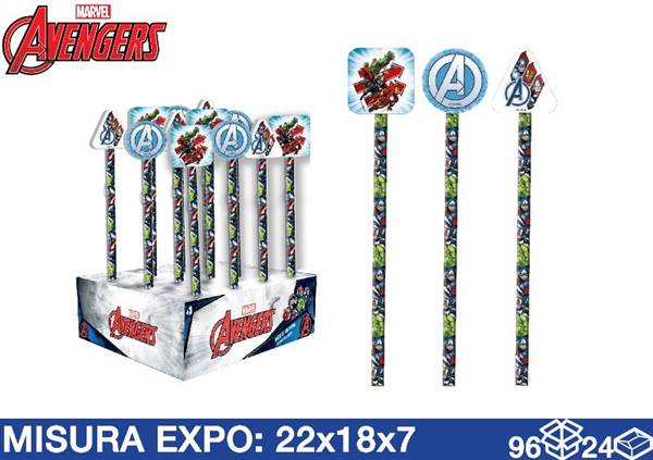EOL MATITA CON GOMMA AVENGERS 