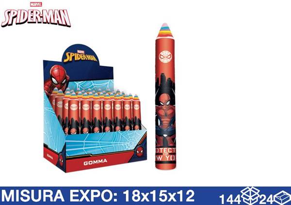 EOL GOMMA GIGANTE 14CM SPIDERMAN 