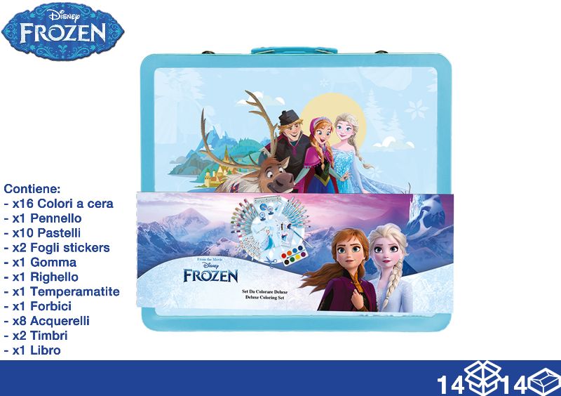 EOL VALIGETTA LATTA COLORI 44PZ FROZEN