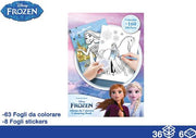 EOL ALBUM DA COLORARE 71FG+STICK FROZEN 
