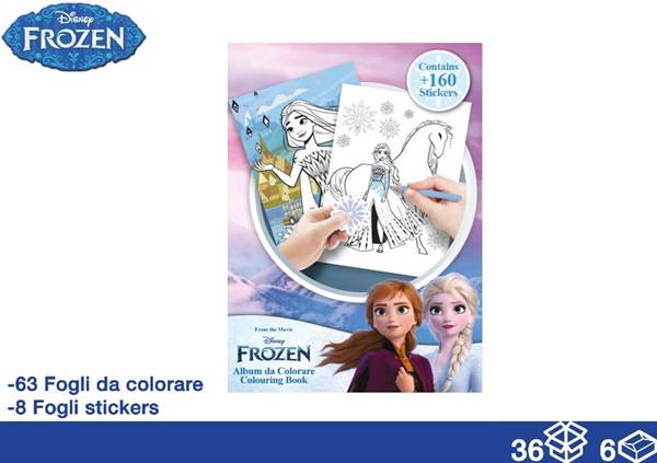 EOL ALBUM DA COLORARE 71FG+STICK FROZEN 