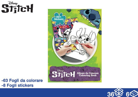 EOL ALBUM DA COLORARE 71FG+STICK STITCH