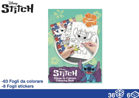 EOL ALBUM DA COLORARE 71FG+STICK STITCH