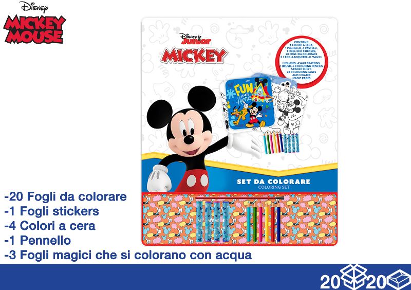 EOL ALBUM DA COLORARE CON COLORI MICKEY