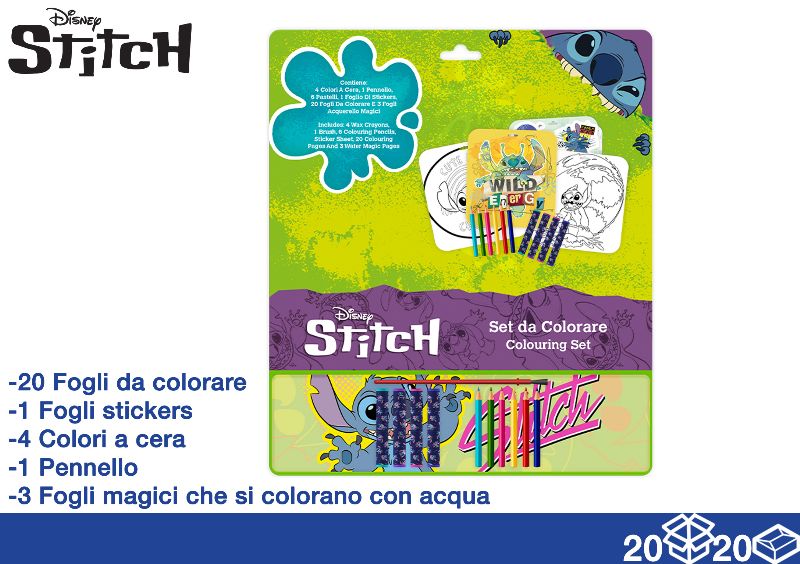 EOL ALBUM DA COLORARE CON COLORI STITCH